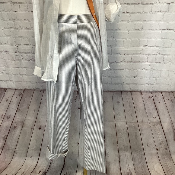 636. Amanda & Chelsea Stretch Linen Pants NWT Size 14  - Picture 2 of 7